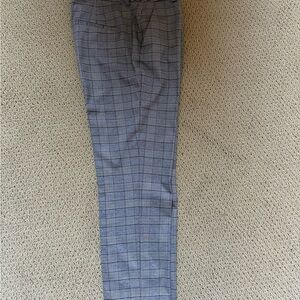 Zara Black and White Checkered Trousers